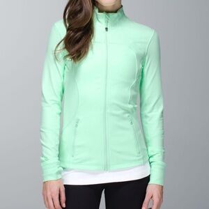 Lululemon Forme Jacket (Cuffins) in Fresh Teal Size 8